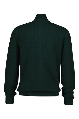 Casaco regular em algodão biológico - Verde-escuro