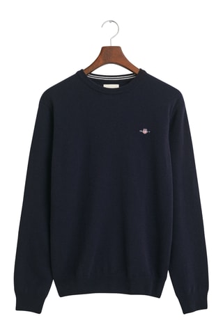 Camisola regular - Azul-marinho