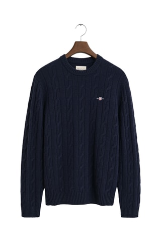 Camisola regular - Azul-marinho