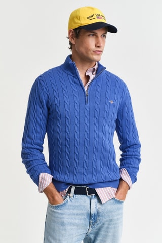 Camisola regular - Azul