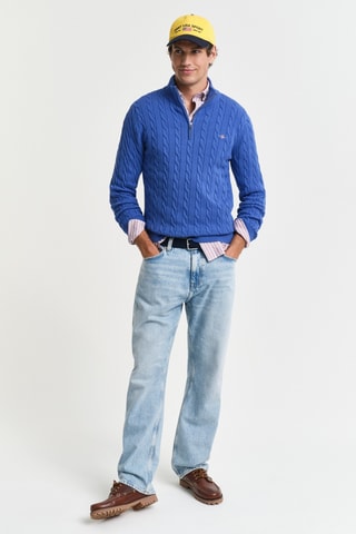 Camisola regular - Azul