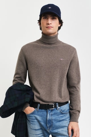 Camisola regular - Castanho