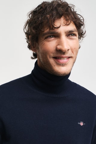 Camisola regular - Azul-marinho