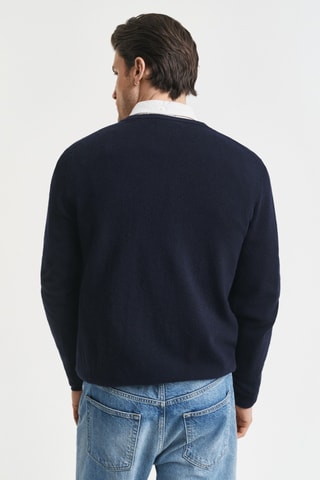 Camisola regular - Azul-marinho