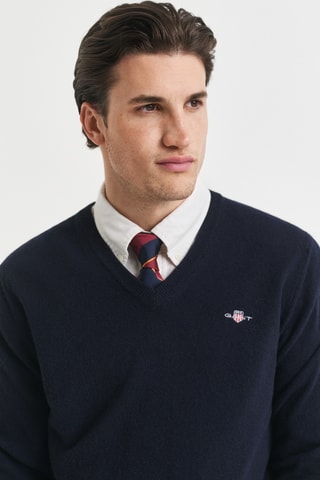 Camisola regular - Azul-marinho