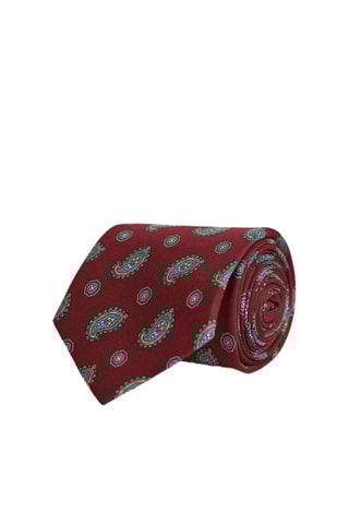 Gravata em seda - Bordô