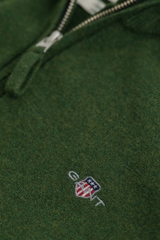 Camisola regular em lã de cordeiro - Verde