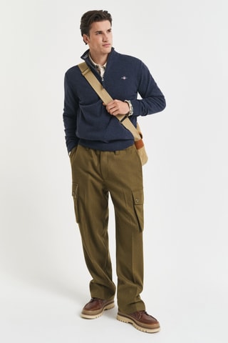 Camisola regular - Azul-marinho