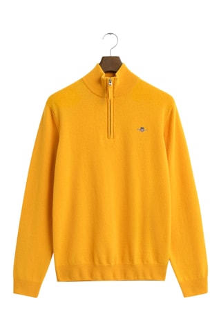 Camisola regular em lã de cordeiro - Amarelo