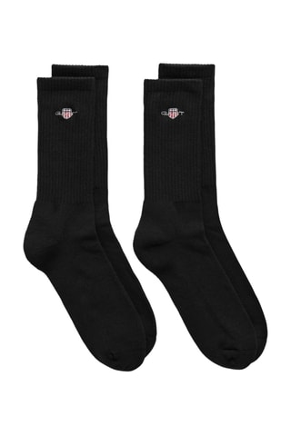 2 pares de meias - Preto