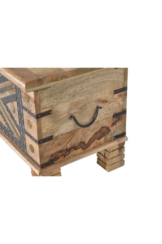 Coffre - Naturel et noir