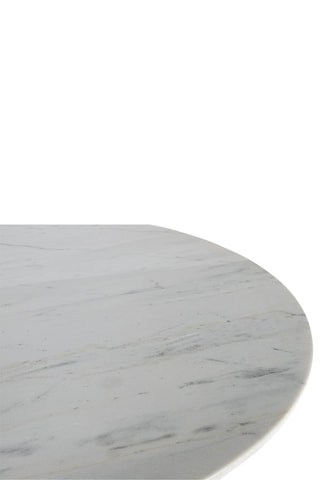 Table en manguier, marbre et bois - 120 x 75 x 120 cm