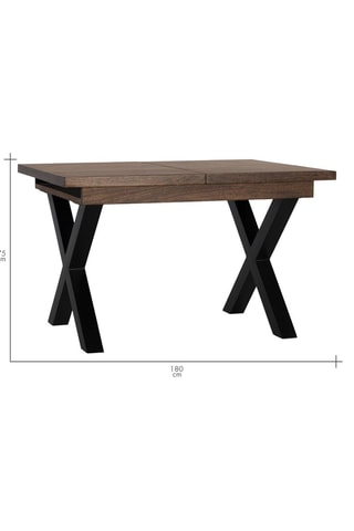 Table extensible en bois de manguier - 90 x 75 x 120/180 cm