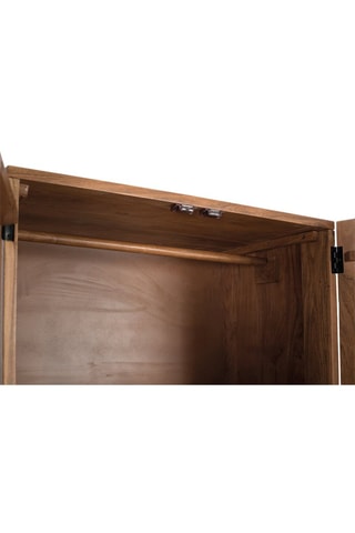 Armoire 2 portes en acacia - 180 x 90 x 90 cm