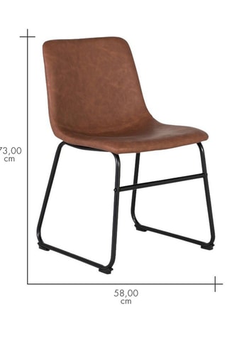 4 chaises - 50 x 80 x 54 cm