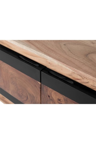 Meuble TV 3 portes en manguier - 160 x 50 x 40 cm