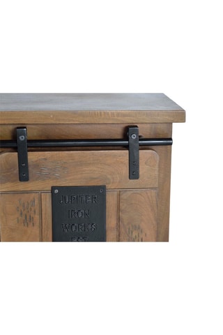 Meuble TV 2 portes en manguier - 130 x 55 x 50 cm