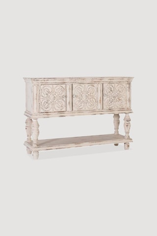 Console 3 portes en bois manguier - 103 x 148 x 148 cm