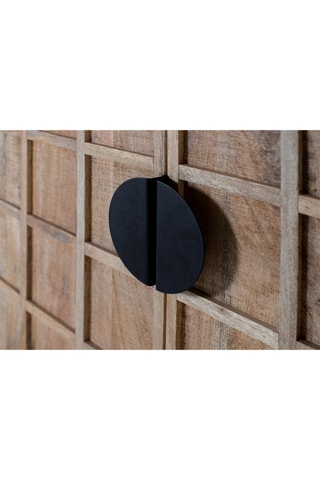 Buffet 4 portes en manguier - 175 x 91 x 40 cm