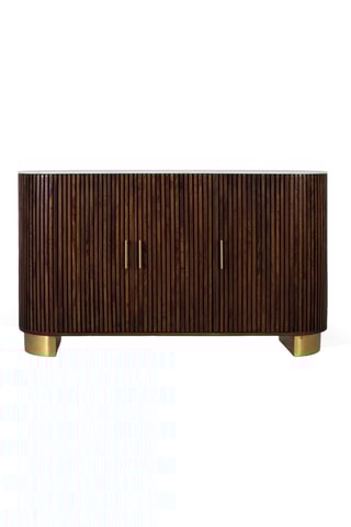 Buffet 3 portes en manguier - 150 x 86 x 40 cm