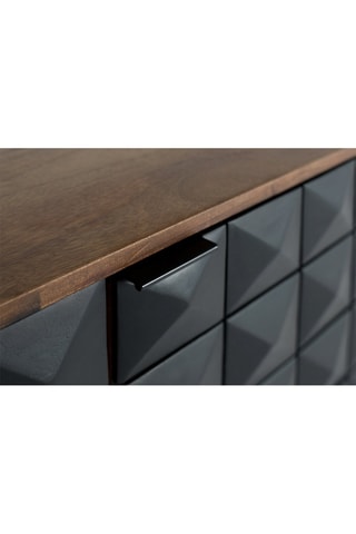 Buffet 3 portes en manguier - 80 x 135 x 40 cm