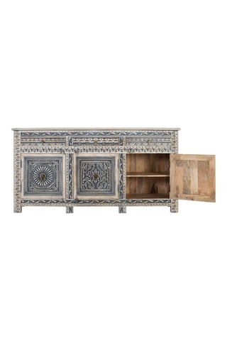 Buffet 3 portes en manguier - 190 x 96 x 44 cm