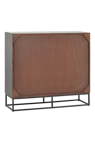 Buffet 2 portes en manguier - 100 x 32 x 90 cm