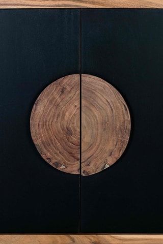 Buffet 2 portes en acacia - 110 x 75 x 40 cm