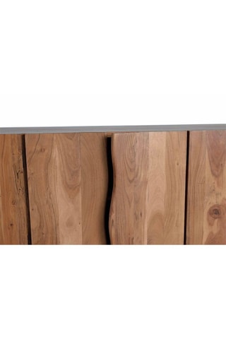 Buffet 6 portes en acacia - 220 x 74 x 45 cm