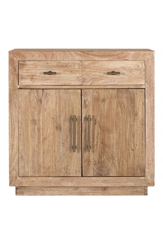 Buffet 2 portes en bois recyclé - 90 x 90 x 40 cm