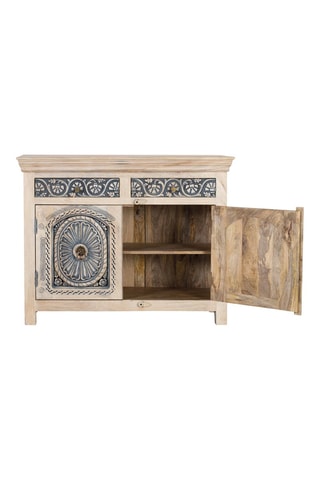 Buffet 2 portes en manguier - 116 x 90 x 40 cm