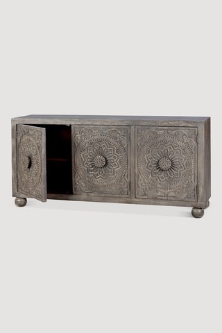 Buffet 3 portes en manguier - 172 x 43 x 82 cm