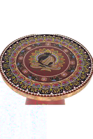 Table basse en manguier - 46 x 56 x 46 cm