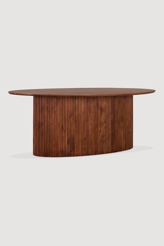 Table à manger en acacia - Naturel