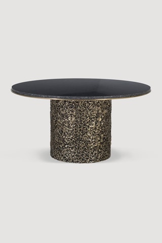 Table basse en marbre - 87 x 45 x 87 cm