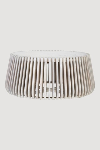 Table basse en marbre - 96 x 96 x 42 cm