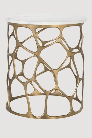 Table basse en marbre - 50 x 55 x 50 cm