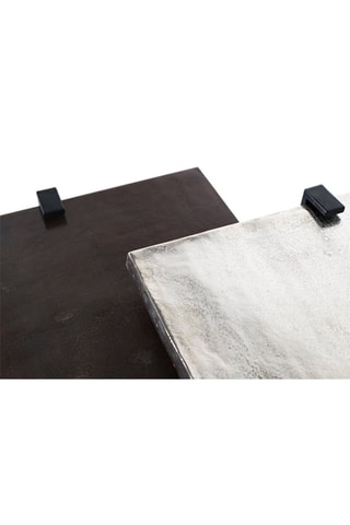 2 tables basses - 69 x 36 x 69 cm / 80 x 43 x 74 cm