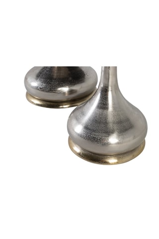 Tables gigognes en marbre - 75 x 41 / 53 x 46 cm