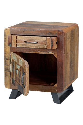 Table d'appoint 1 porte - Multicolore