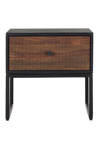 Table de chevet Marron et noir