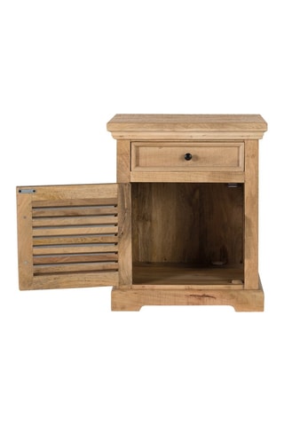 Table de chevet en bois de manguier - 55 x 65 x 40 cm