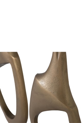 2 vases - 96 x 28 x 15/83 x 23 x 15 cm - Doré
