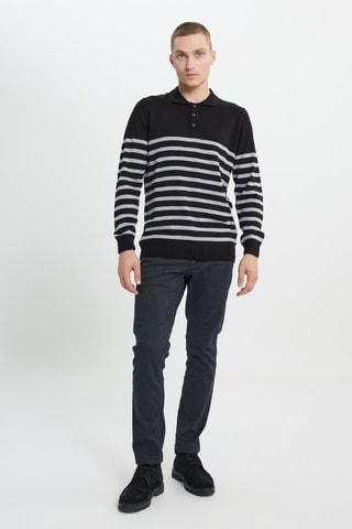 Camisola regular - Preto 