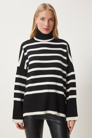 Camisola oversize - Preto