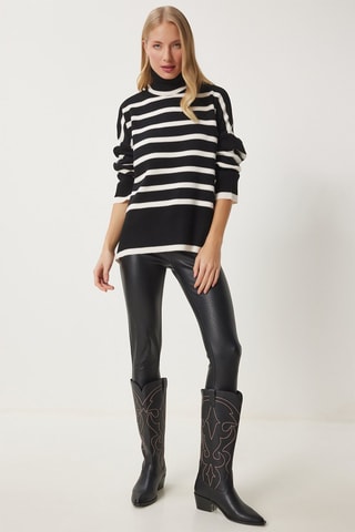 Camisola oversize - Preto