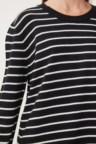 Camisola regular - Preto