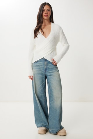 Camisola regular - Branco