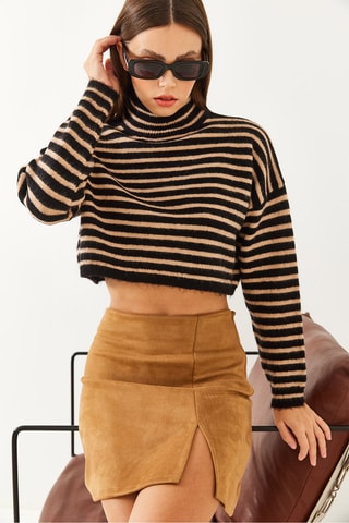 Camisola regular - Preto