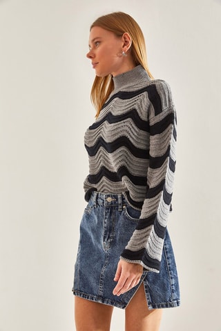 Camisola regular - Cinzento